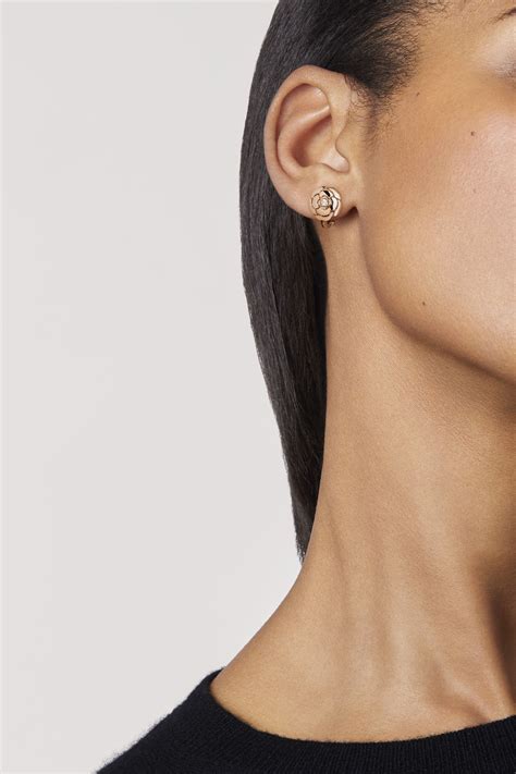 chanel gunmetal earrings|chanel earrings j11658.